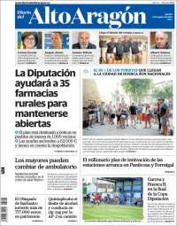 Portada de Diario del AltoAragón (España)