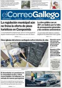 Portada de El Correo Gallego (España)