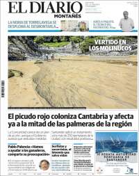 Portada de El Diario Montañés (España)