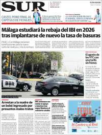 Portada de Diario el Sur (España)