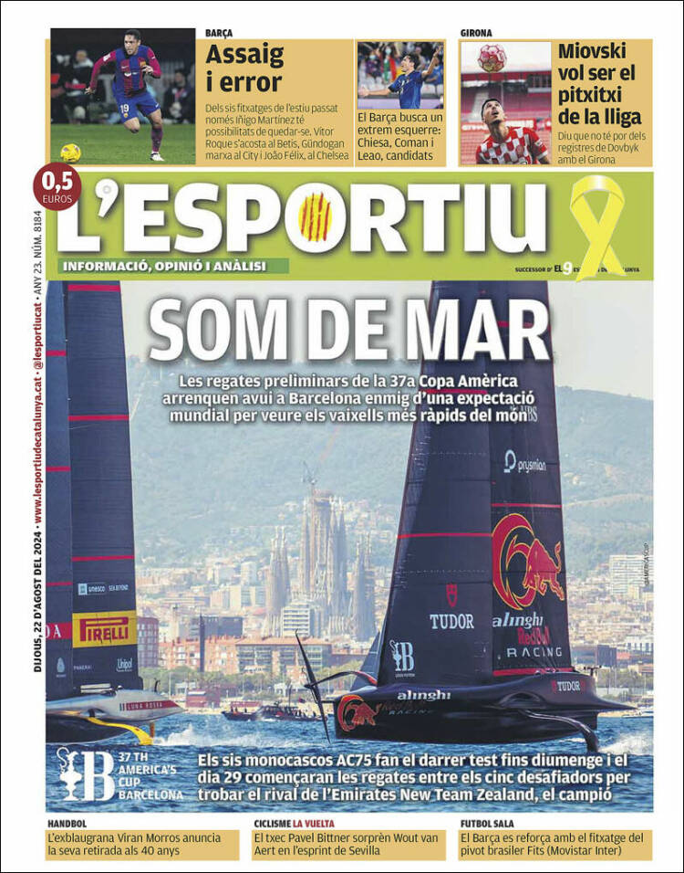 Portada de L'Esportiu (España)