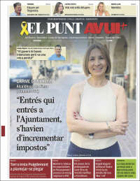 Portada de El Punt Avui (España)