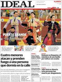 Portada de Ideal Almeria (España)