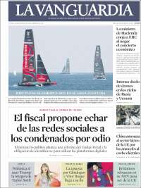 Portada de La Vanguardia (España)