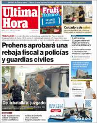 Portada de Última Hora (España)