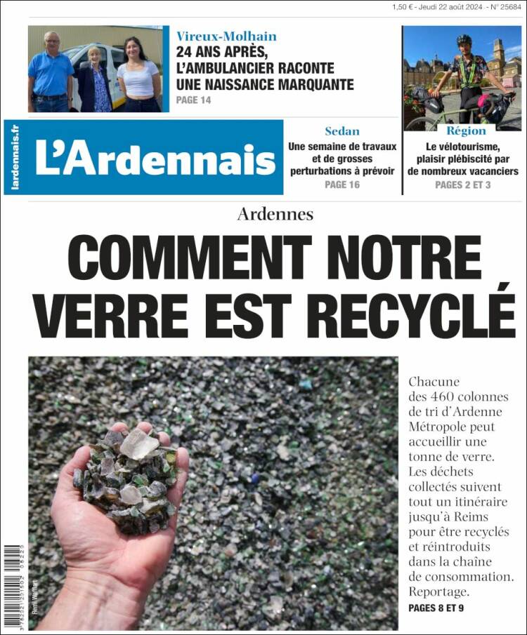 Portada de L'Ardenais (Francia)