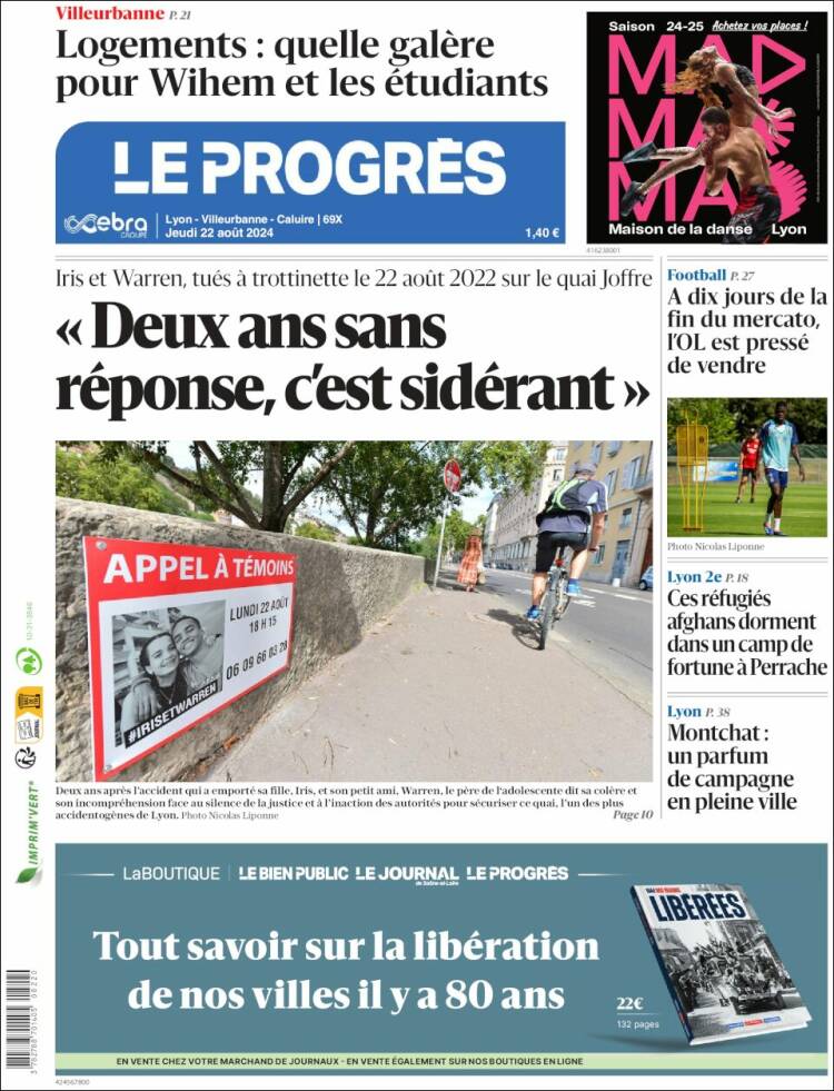 Portada de Progres de Fecamp (Francia)