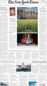 Portada de New York Times (USA)