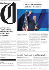 Portada de The Oregonian (USA)