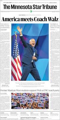 Portada de Star Tribune (USA)