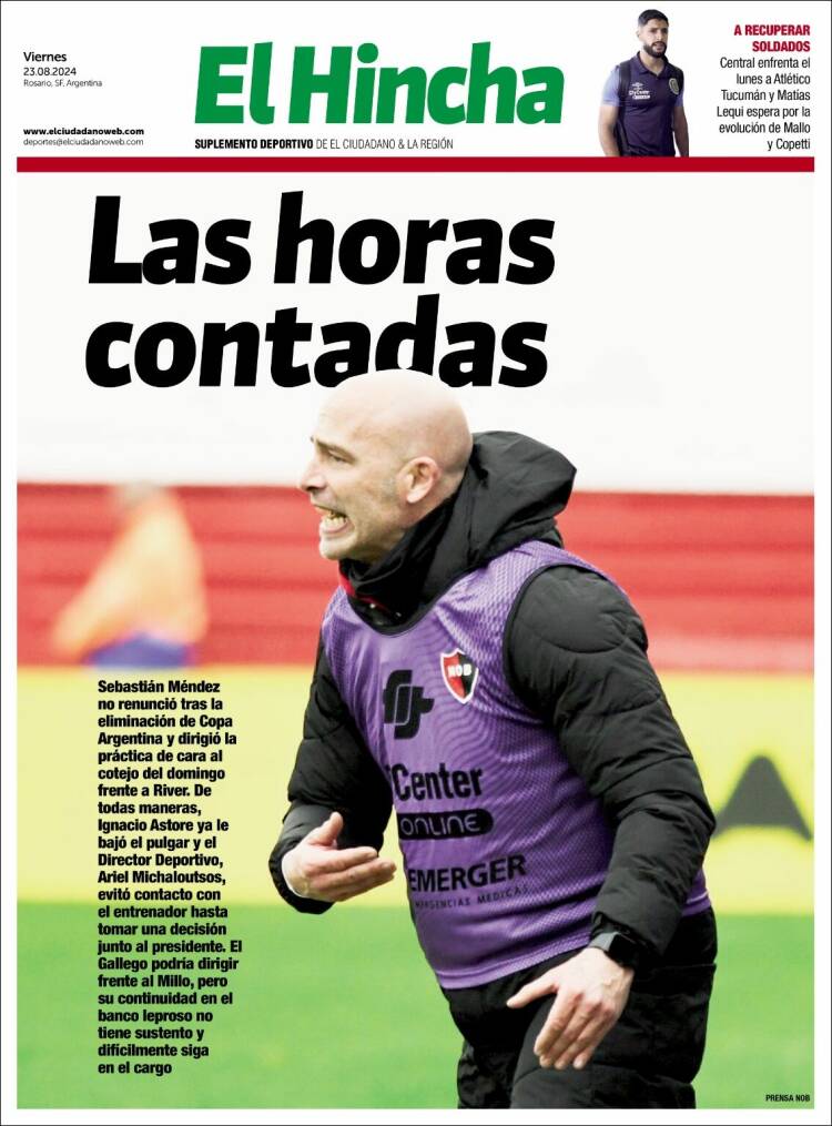 Portada de El Hincha (Argentina)