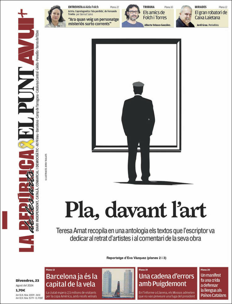 Portada de El Punt Avui (Espa&ntilde;a)