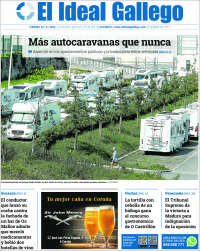 Portada de El Ideal Gallego (Espa&ntilde;a)