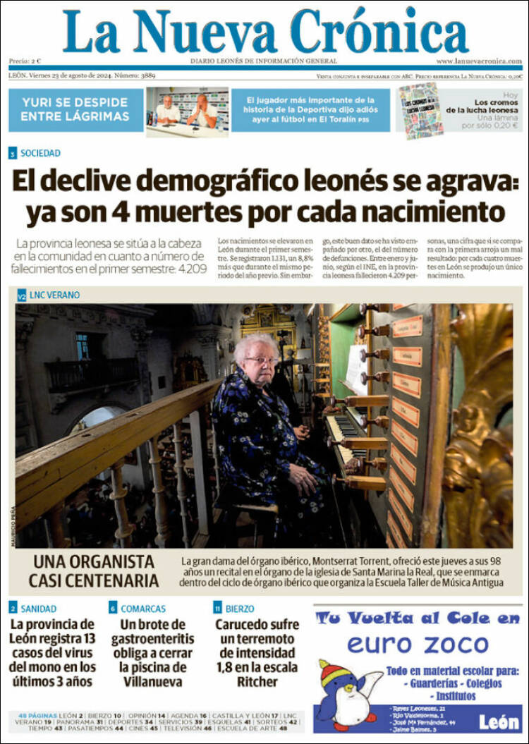 Portada de La Nueva Crónica (Espa&ntilde;a)