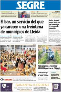 Portada de Segre  (Espa&ntilde;a)