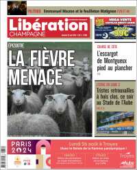 Portada de Libération Champagne (Francia)
