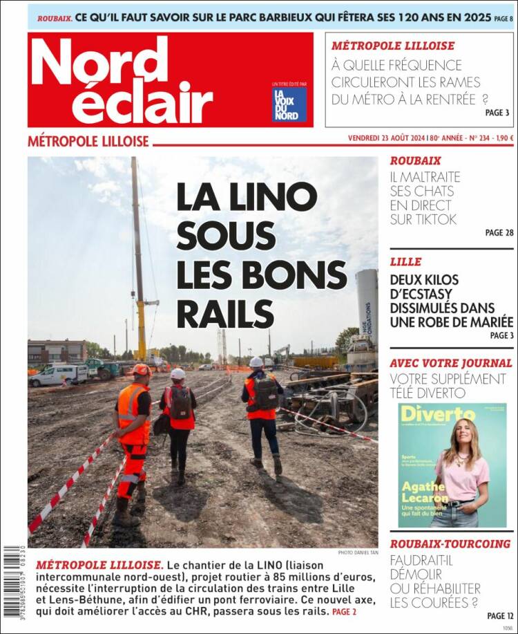 Portada de Nord Éclair (Francia)