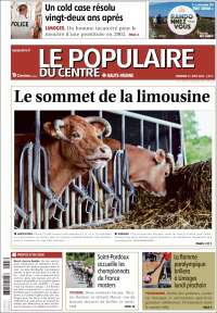 Portada de Le Populaire du Centre (Francia)