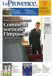 Portada de La Provence (Francia)