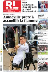 Portada de Le Republicain Lorrain (Francia)