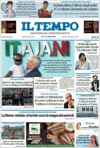 Portada de Il Tempo (Italie)