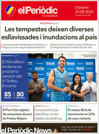 Portada de El Periòdic d'Andorra (Andorra)