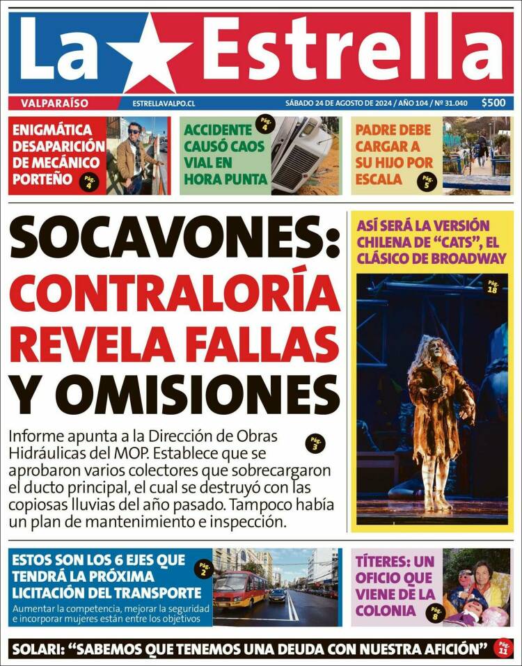 Portada de Estrella de Valparaiso (Chile)