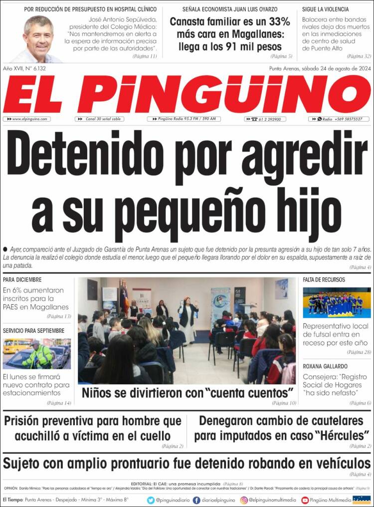 Portada de El Pingüino (Chile)