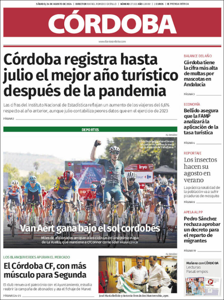Portada de Diario de Córdoba (Espa&ntilde;a)