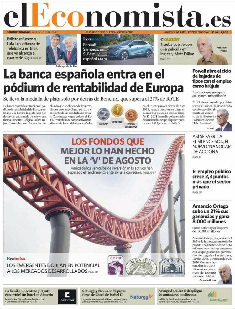 Portada de El Economista (Espa&ntilde;a)