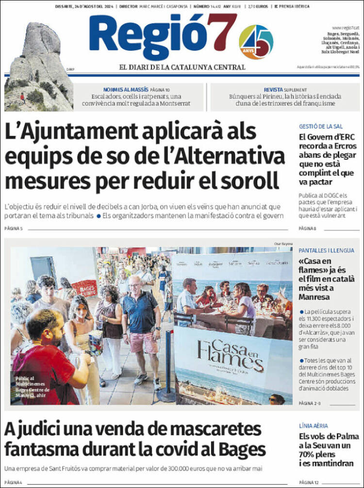 Portada de Regio7 (Espa&ntilde;a)