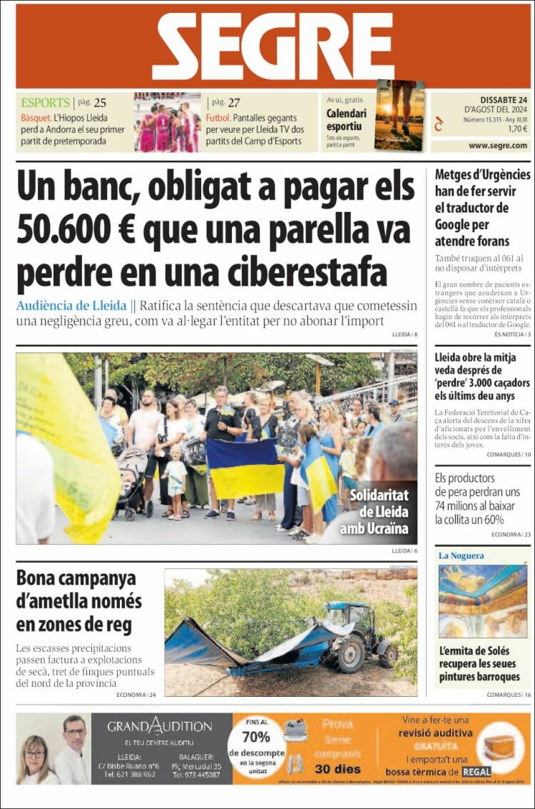 Portada de Segre (Espa&ntilde;a)