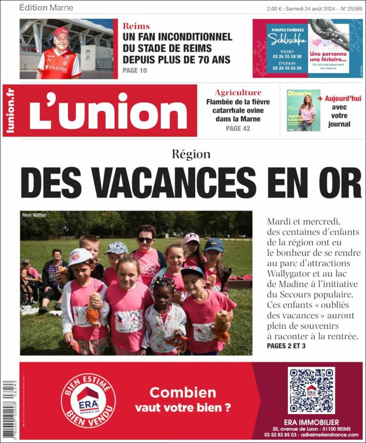 Portada de L'Union (Francia)