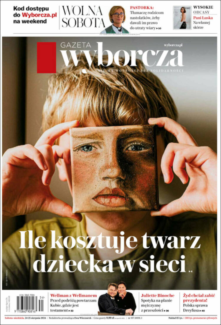 Portada de Gazeta Wyborcza (Polonia)