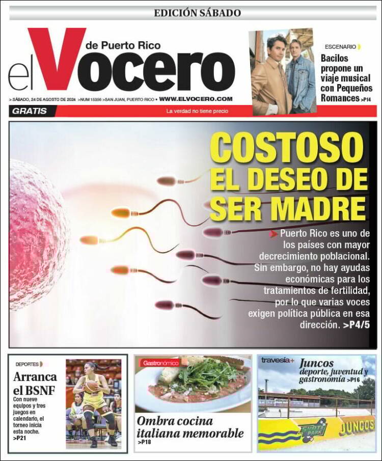 Portada de Vocero (Puerto Rico)