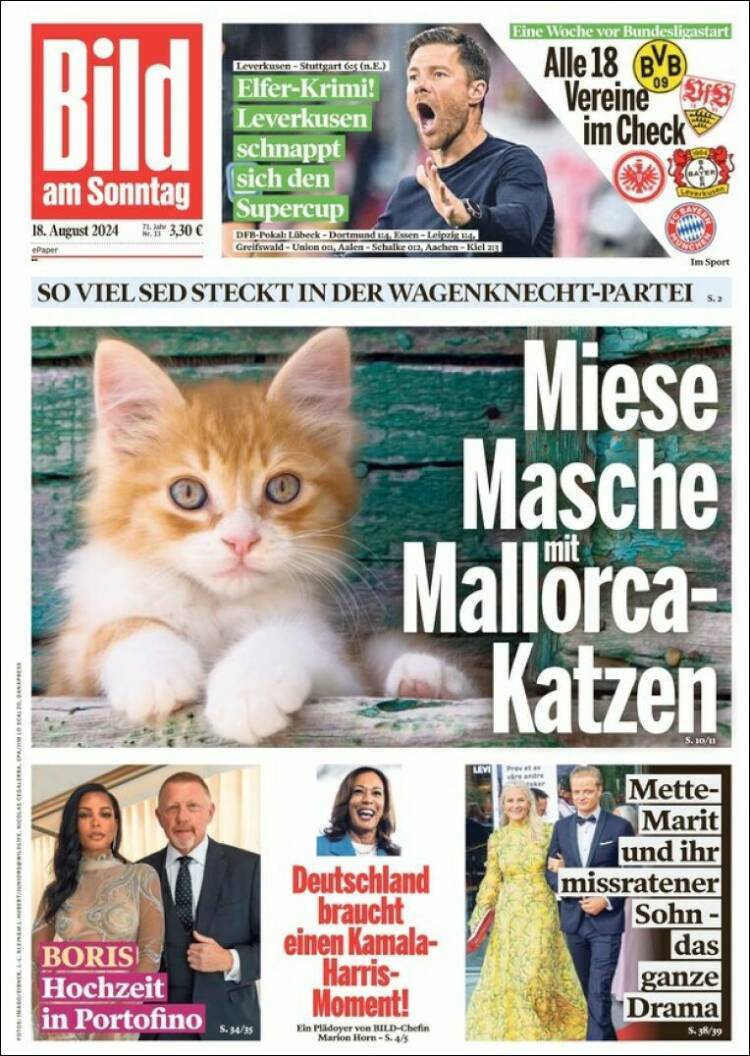 Portada de Bild (Alemania)