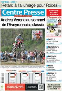 Portada de Centre Presse (Francia)