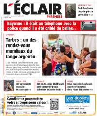Portada de L'Eclair des Pyrénées (France)