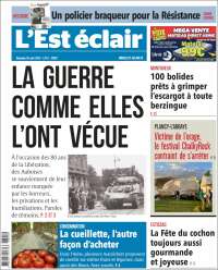 Portada de L'Est Eclair (Francia)