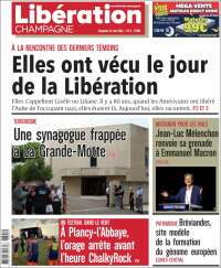 Portada de Libération Champagne (Francia)