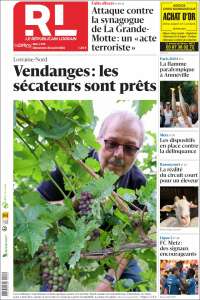 Portada de Le Republicain Lorrain (Francia)