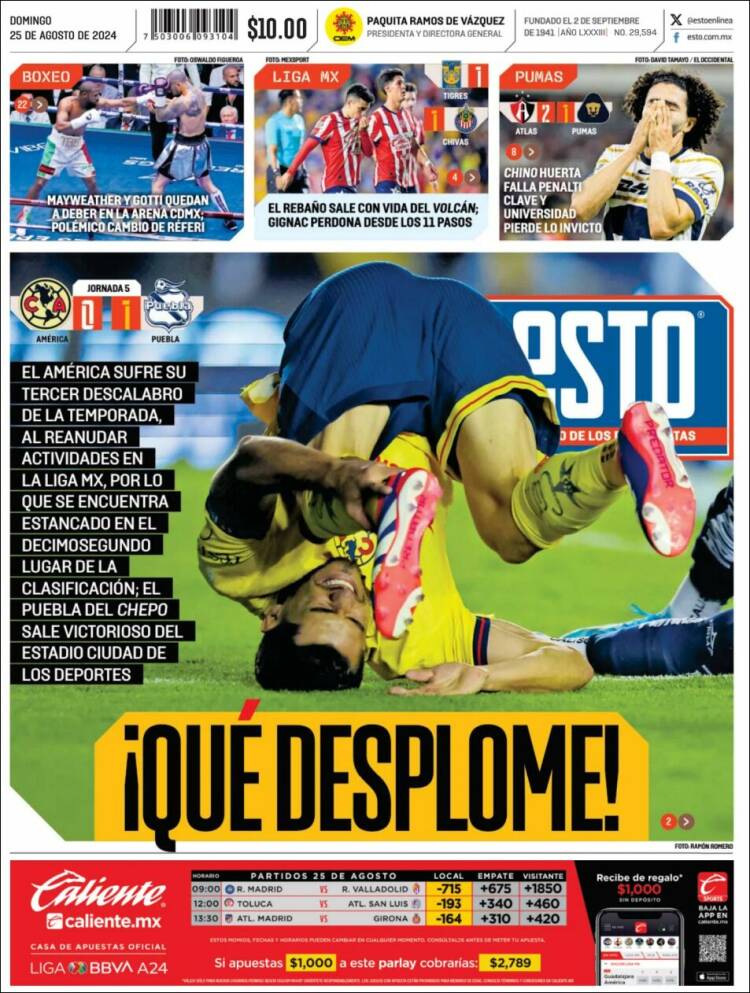 Portada de Esto (M&eacute;xico)