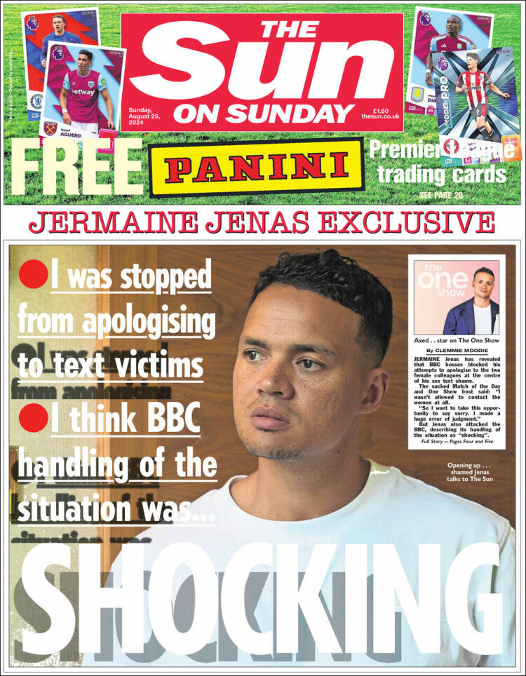 Portada de The Sun (Reino Unido)