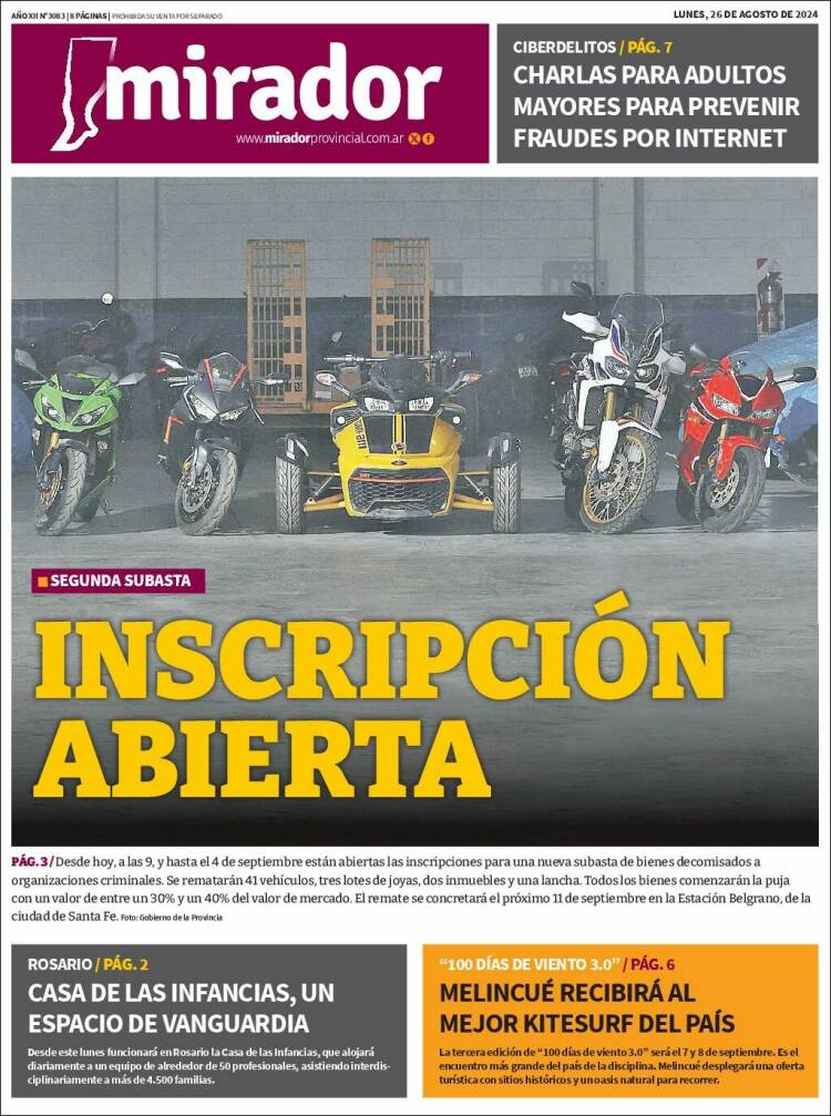 Portada de Mirador Provincial (Argentina)