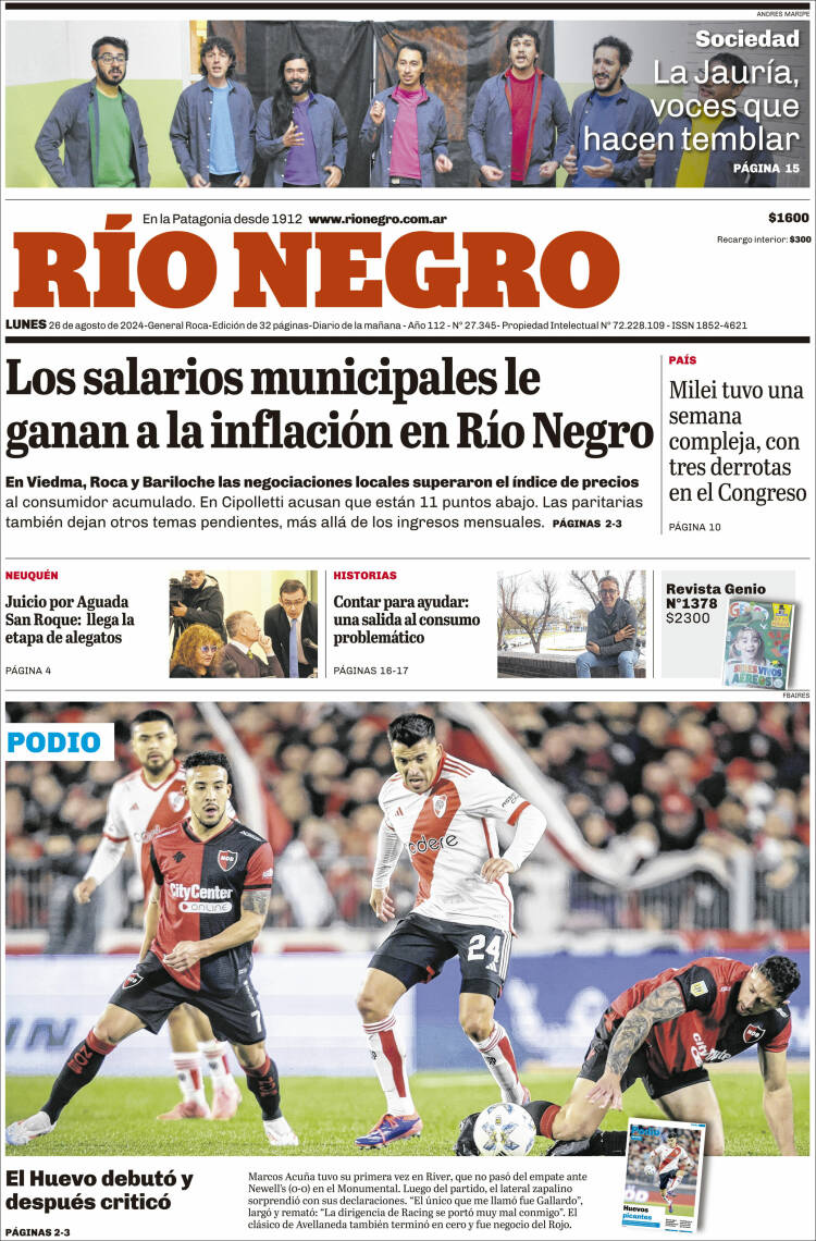 Portada de Rio Negro (Argentina)