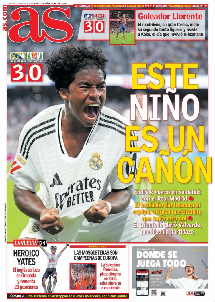 Portada de As (España)