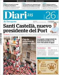 Portada de Diari de Tarragona (España)