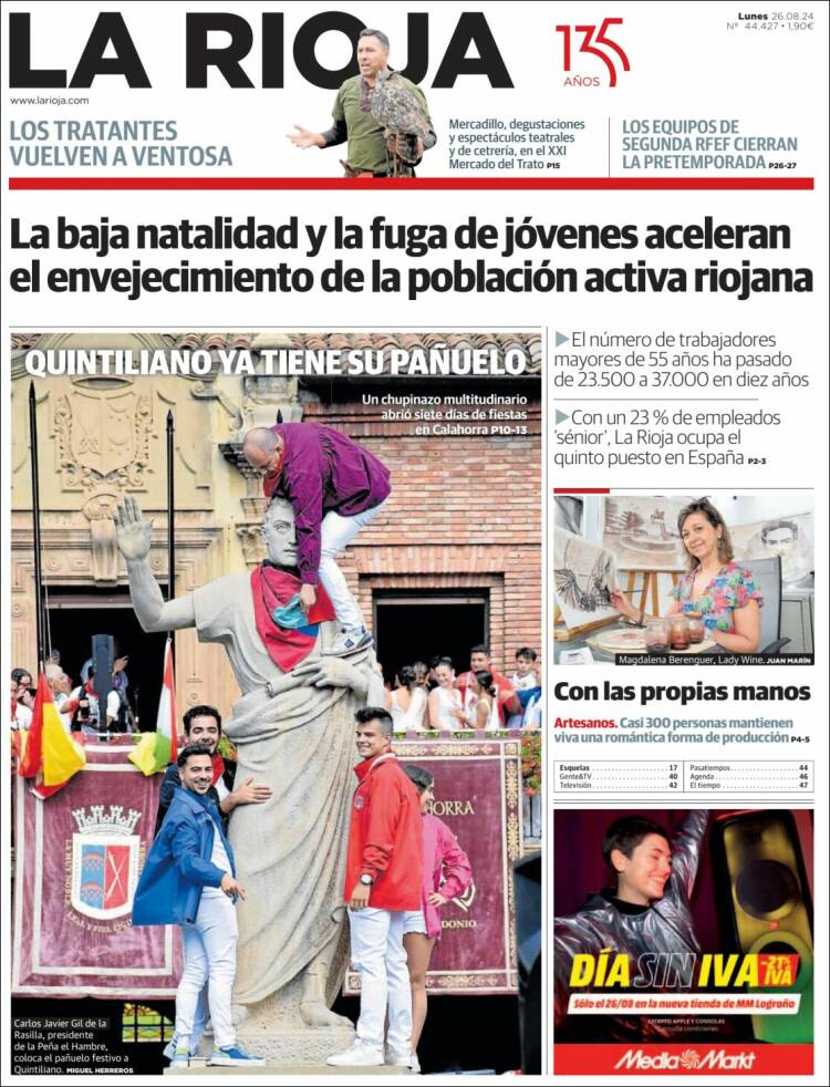 Portada de La Rioja (España)