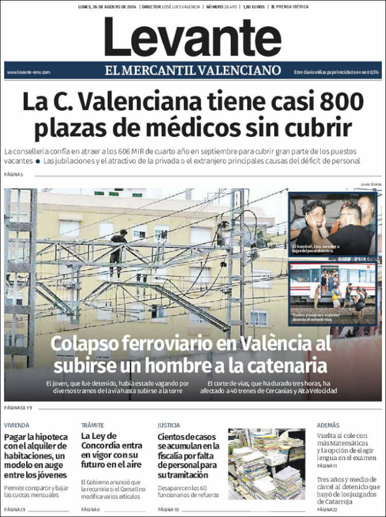 Portada de Levante (España)