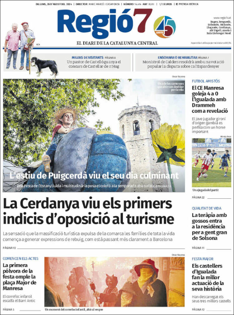 Portada de Regio7 (España)